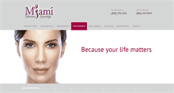 Desktop Screenshot of miami-obgyn.com